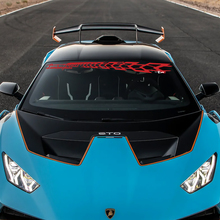 Windshield Tire tracks Lambo Vinyl Decal Sticker Graphics for Lamborghini STO 3