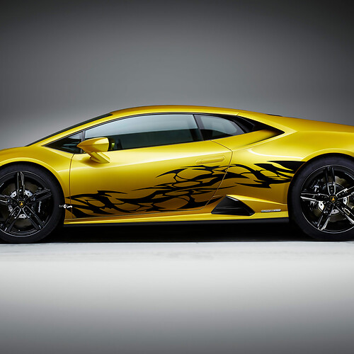 Side Graphics Tribal Racing Vinyl Decal Sticker Graphics for Lamborghini Huracan Evo 2