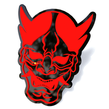Mask Hannya Japanese Noh Fender Badges Tailgate Emblem 3D Badge 5