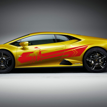 Side Stripes Graphics Racing Vinyl Decal Sticker Graphics for Lamborghini Huracan Evo 3