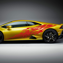 Side Tribal Stripes Graphics Racing Vinyl Decal Sticker Graphics for Lamborghini Huracan Evo 3