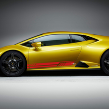 Side Rocker Panel Stripes Graphics Racing Vinyl Decal Sticker Graphics for Lamborghini Huracan Evo 3