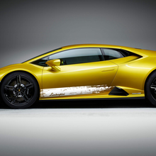 Side Distressed Stripes Graphics Racing Vinyl Decal Sticker Graphics for Lamborghini Huracan Evo 2