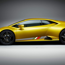 Side Italy flag Stripes Graphics Racing Vinyl Decal Sticker Graphics for Lamborghini Huracan Evo 2