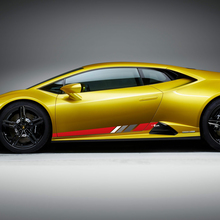 Side Italy flag Stripes Graphics Racing Vinyl Decal Sticker Graphics for Lamborghini Huracan Evo 3