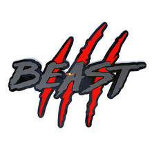 Beast Scratches Claws Fender Emblem 3D Badge 5