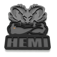 Hemi Ram Muscle Fender Emblem 3D Badge 4