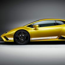 Side Stripes Graphics Racing Vinyl Decal Sticker Graphics for Lamborghini Huracan Evo 4 2