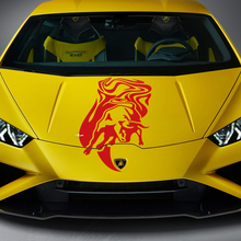 Hood Bull Graphics Racing Vinyl Decal Sticker Graphics for Lamborghini Huracan Evo 2 3