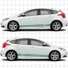 Side Doors Stripe Rocker panel Vinyl Decal Sticker Graphic for Ford Focus ST
 2