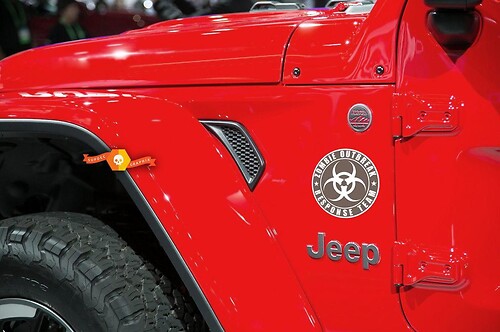 Jeep Rubicon Wrangler Zombie Outbreak Response Team Wrangler Sticker Decal#11
