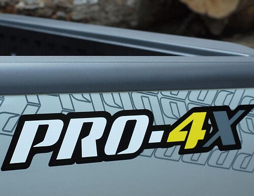 Pair Nissan Frontier xterra pro x4 vinyl decal sticker