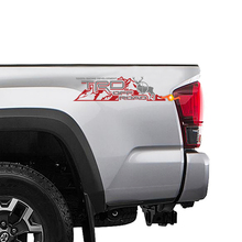 2 TOYOTA TRD OFF  Mountain DEER TRD racing development side vinyl decal sticker 3