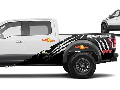 F-150 Ford Raptor Svt Mud Splash Decal Graphics Decals Stickers Chatter