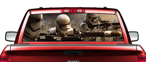 Movies Rear Window Decal Sticker Pick-up Truck SUV Car
