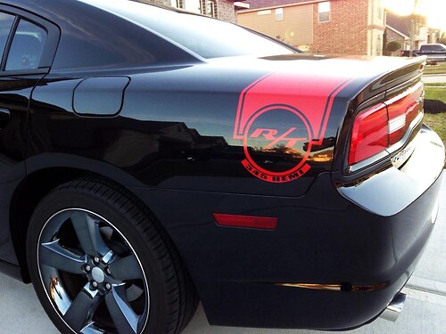 Dodge Charger RT Super Bee Style Bumble Bee Stripes Srt 8