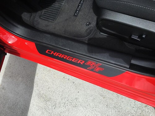 RT Dodge Charger Vinyl Door Sill Stickers Decals