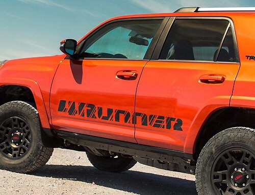 Toyota-4Runner-2016-TRD-sport-side-stripe-graphics-Sticker Decal-Wild-Style