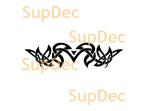 Hood Decal Sticker in Tattoo style #029
