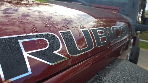 2 RUBICON  Chrome Vinyl Sticker Decal JEEP WRANGLER Hood