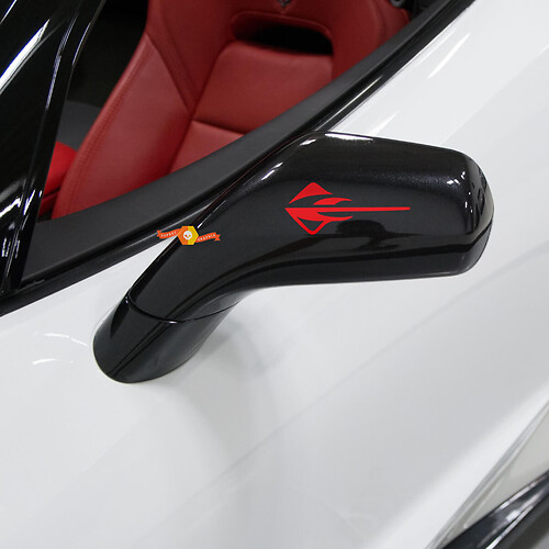 C7 Stingray Logo for side mirrors Decals Stickers