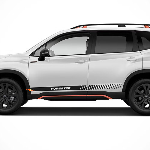 Side skirt stripes vinyl body decal sticker graphics emblem logo fit Suba FORESTER