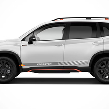 Side skirt stripes vinyl body decal sticker graphics emblem logo fit Suba FORESTER 2