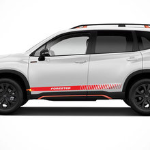 Side skirt stripes vinyl body decal sticker graphics emblem logo fit Suba FORESTER 3
