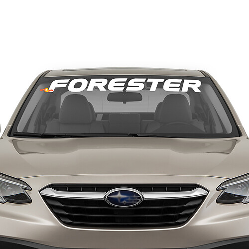 Windshield Banner Vinyl Decal Sticker fit to Suba FORESTER
