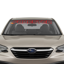 OUTLINE STYLE Windshield Banner Vinyl Decal Sticker fit Suba FORESTER 3