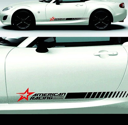 Sticker Decal Vinyl Fits MAZDA Miata MX5 Parts 2005 2006 2007 2008 2009 2010 to 2017