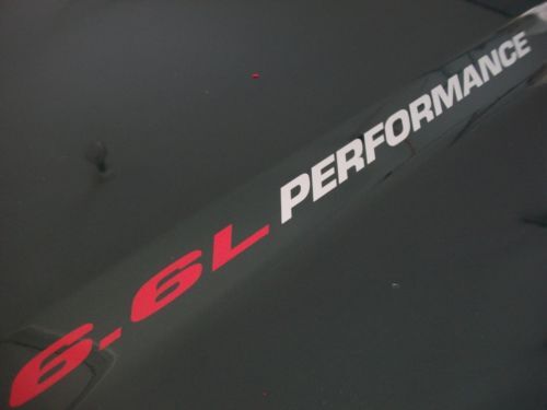6.6L PERFORMANCE Hood Stickers Decals Chevy Silverado 2500 3500 HD Duramax Turbo Diesel