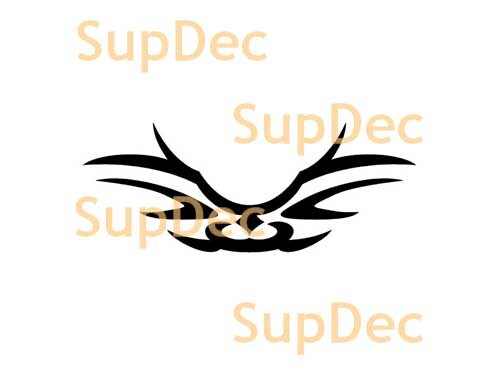 Tribal Hood Tattoo Decal Sticker #049