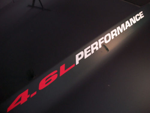4.6L PERFORMANCE hood engine sticker decals Ford Mustang F150 F250 Triton V8