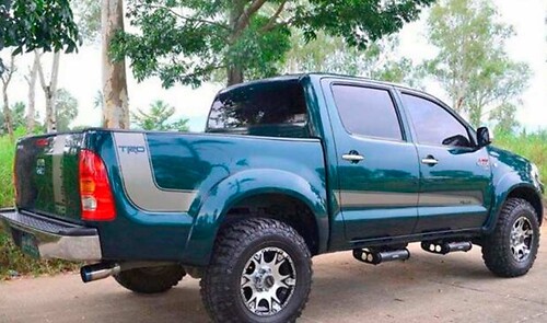 4 PC hilux side stripe graphic Vinyl sticker for TOYOTA HILUX decals