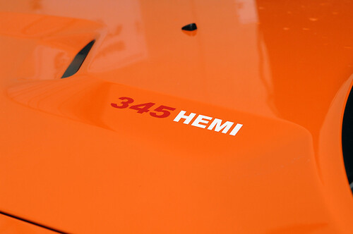 345 HEMI Sticker Decal Vinyl Dodge Challenger Charger
