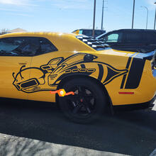 Dodge Challenger Mopar SRT Super Bee Hemi Stinger Scat Pack Sticker Decal Graphics Vinyl 2