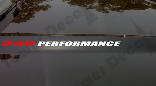345 PERFORMANCE (3 EACH) Dodge Ram Charger Magnum Hemi sticker decals emblem V8 IH Scout INV

