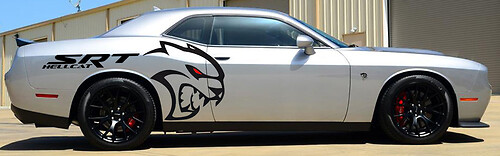 Largest Whole HELLCAT HEMI Tribal Sticker Decal Graphics Vinyl CHALLENGER MOPAR SRT LOGO CUSTOM DODGE 392 6.4