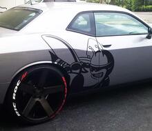 HUGE TRIBAL Stickers Decals Graphics Vinyl CHALLENGER MOPAR SRT SCAT PACK BEE LOGO HEMI Scatpack 2