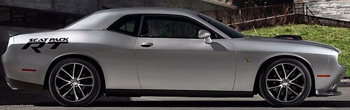 Sticker Decal Graphic Vinyl RT HEMI MOPAR CHALLENGER Scat Pack 6.4 392 Scatpack