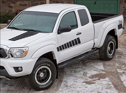 Toyota TACOMA 2005-2022 graphics side stripe Sticker Decal model 1