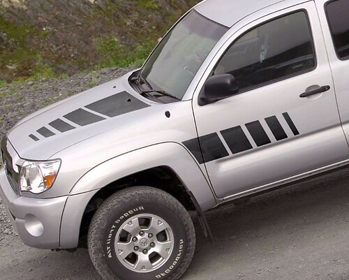 Toyota TACOMA 2005-2018 graphics side stripe Sticker Decal model 2