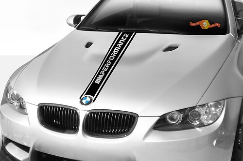 BMW 3 Series E92 hood graphics stickers decals M SPORT M Performance 2016 M Tech