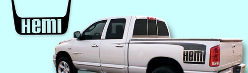 Dodge Ram Truck Hockey Stick Sticker Decal Stripe Kit