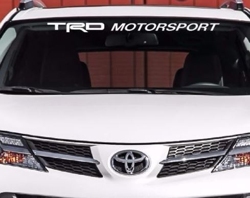 Trd Motorsport Windshield Sticker Decal