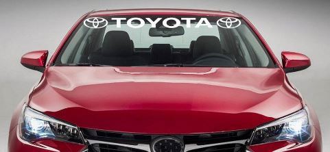 TOYOTA Windshield Racing Sports Vinyl Car Window Decal Sticker-Camery SE TY005