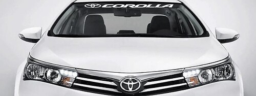 COROLLA Windshield 36  Banner Decal Vinyl Sticker TOYOTA TRD