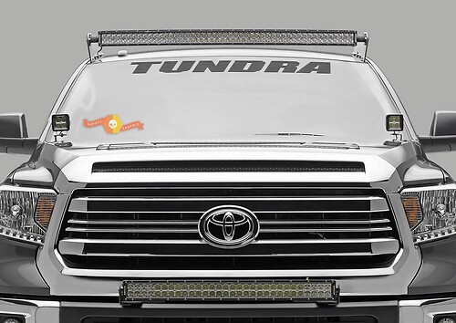 Tundra Front Windshield Banner Decal Sticker 36  Toyota Truck Off Road Sport 4x4