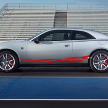 Side rocker panel decal stripes for Dodge Charger Electric 5 3